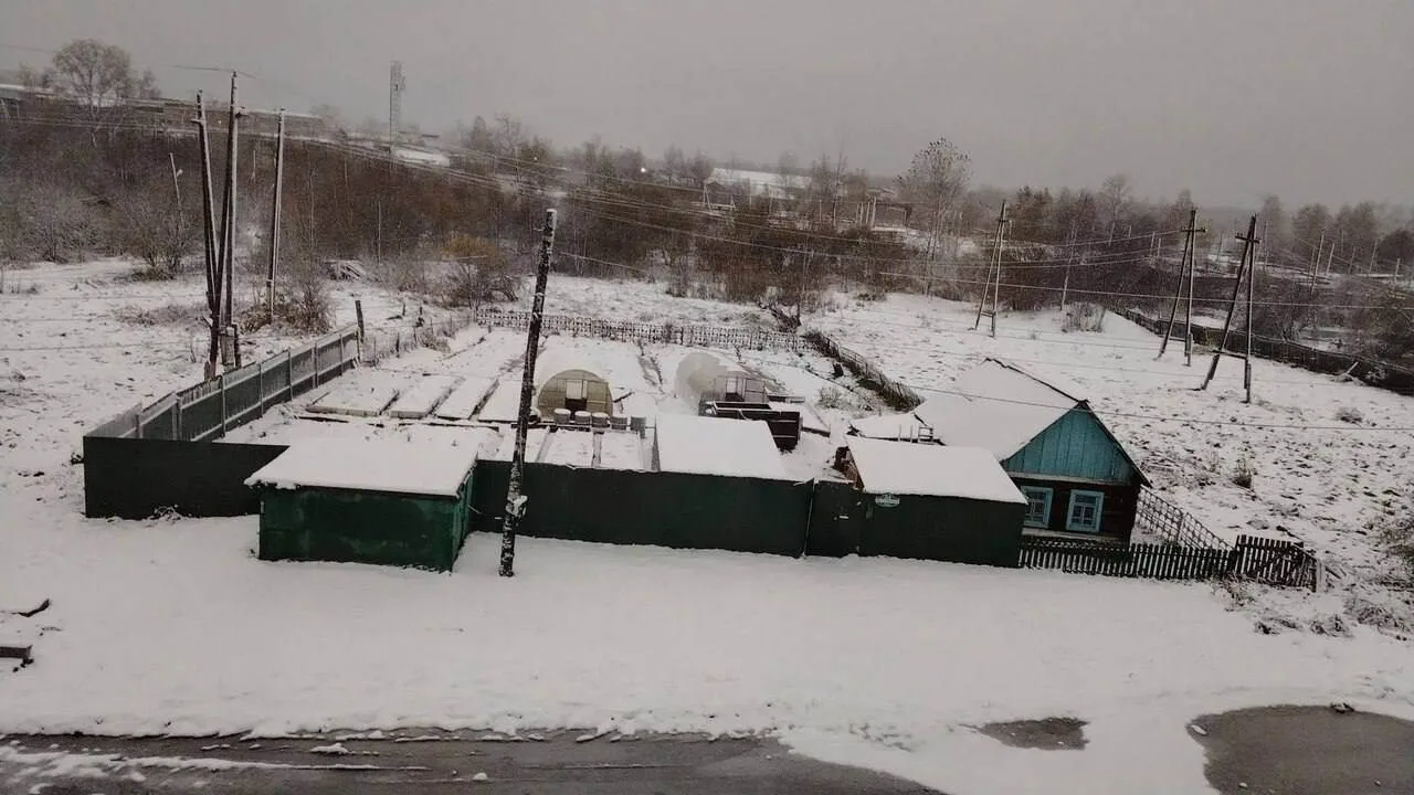 ❄️ Первый снег выпал на севере Свердловской области