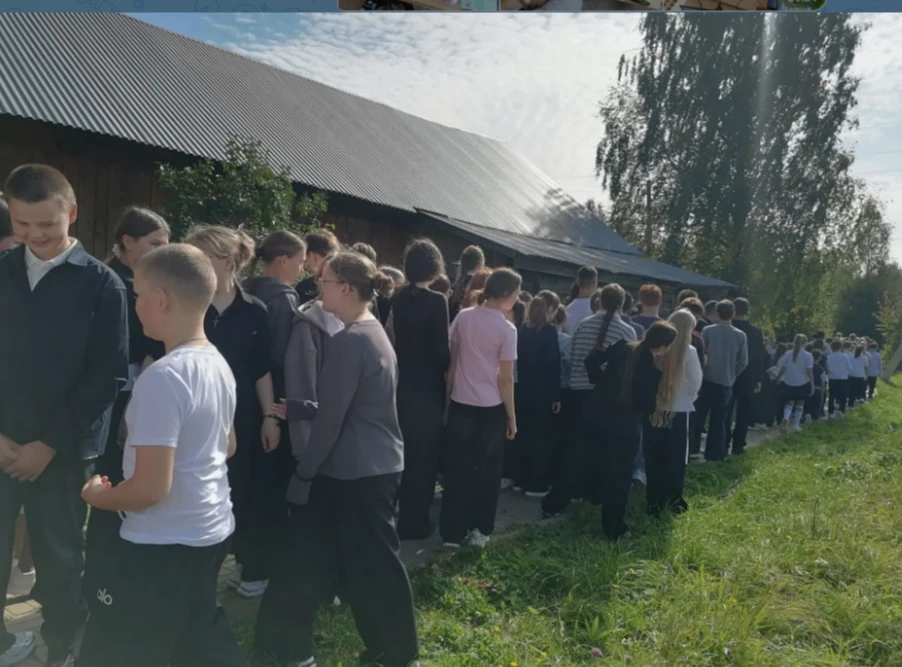 В нашей школе прошла учебная эвакуация.
