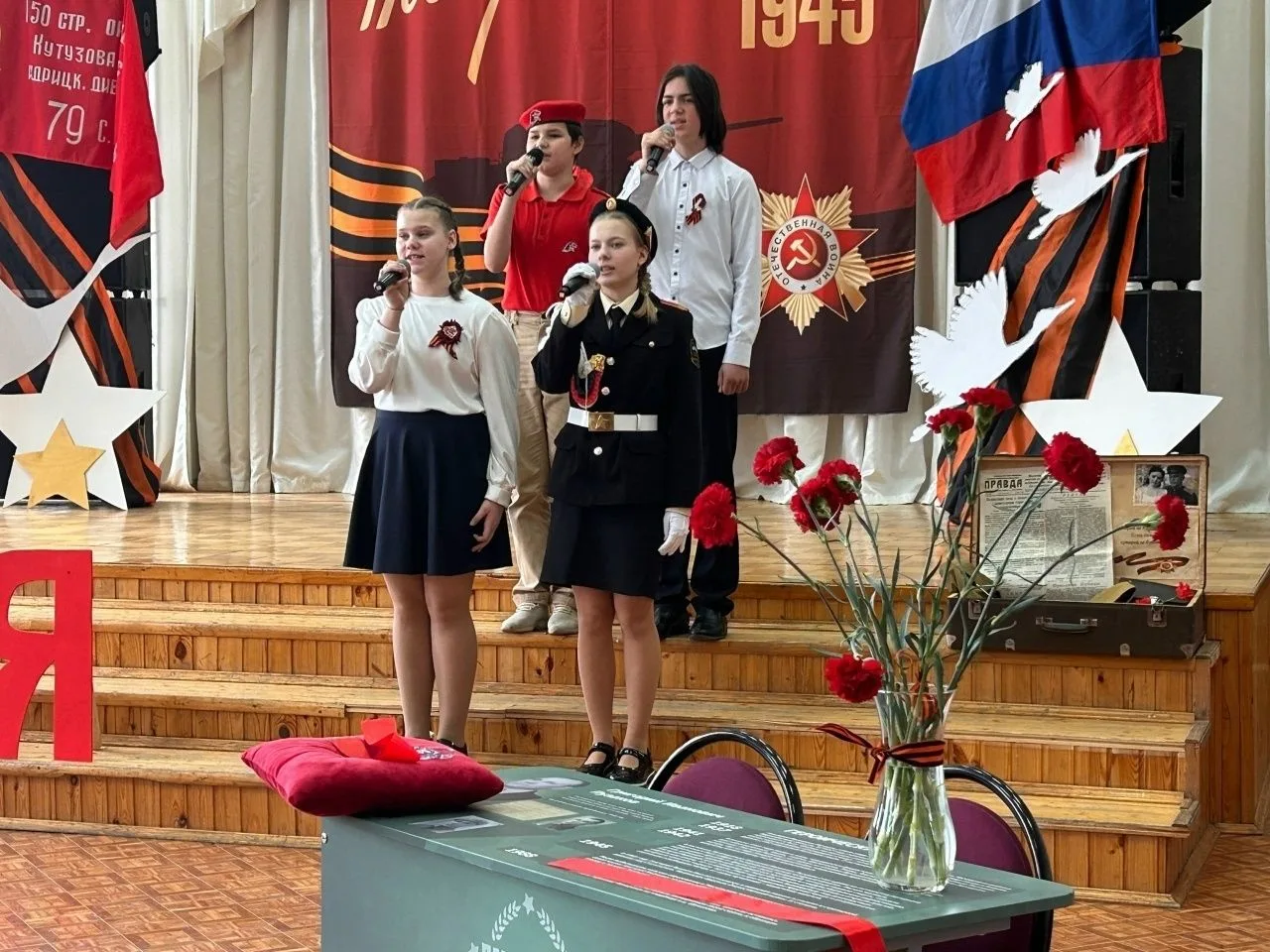 5 мая в Деденевской школе открыли Парту Героя, посвященную Григорию Ивановичу Пузакову (1918-1986 гг