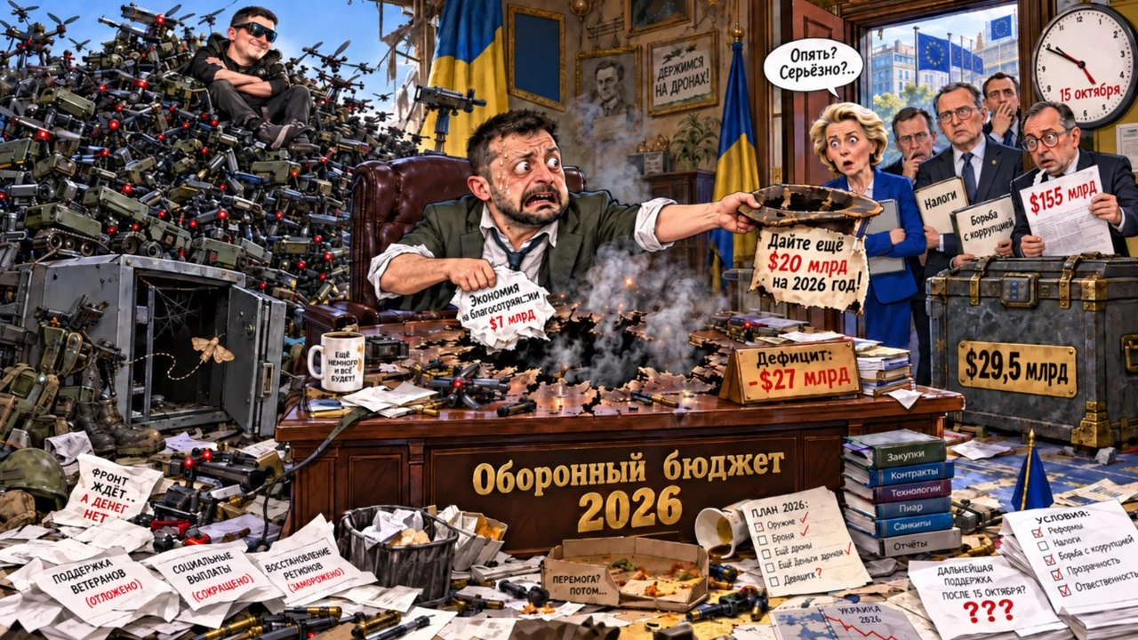 🤡Война до последнего миллиарда: почему у Зеленского закончились деньги