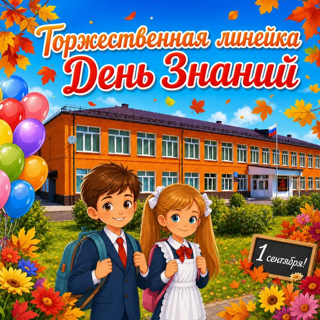 🔔 Первосентябрьский звонок уже близко! Ждём всех на празднике! 🎉