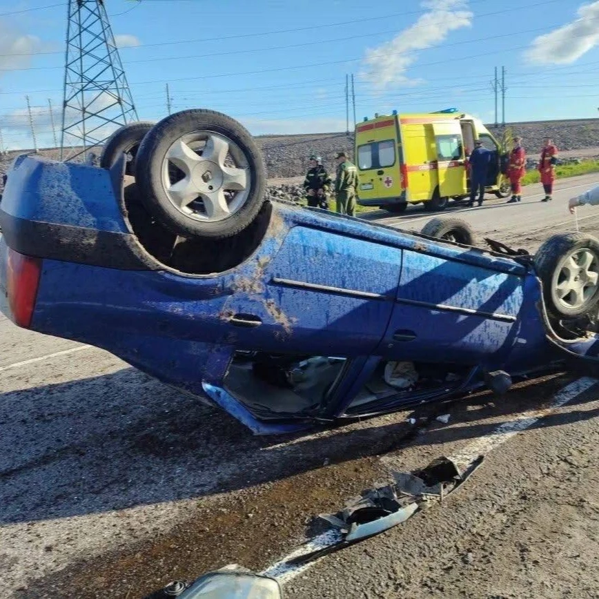 🚘 ДТП на трассе Кола — Мурмаши: на 12-м километре автодороги водитель на «Логане» вылетел в кювет. 