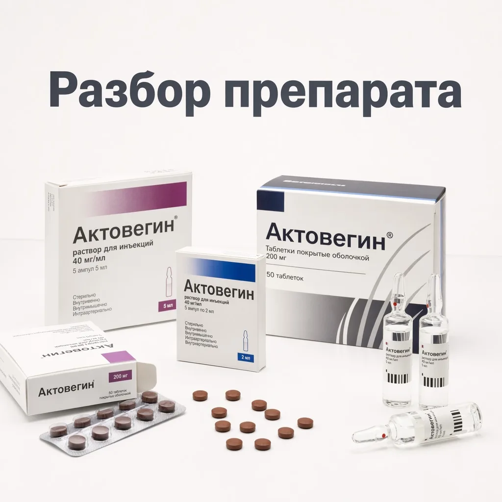 Сегодня разбираем с вами популярный препарат - актовегин, который широко известен в стр...