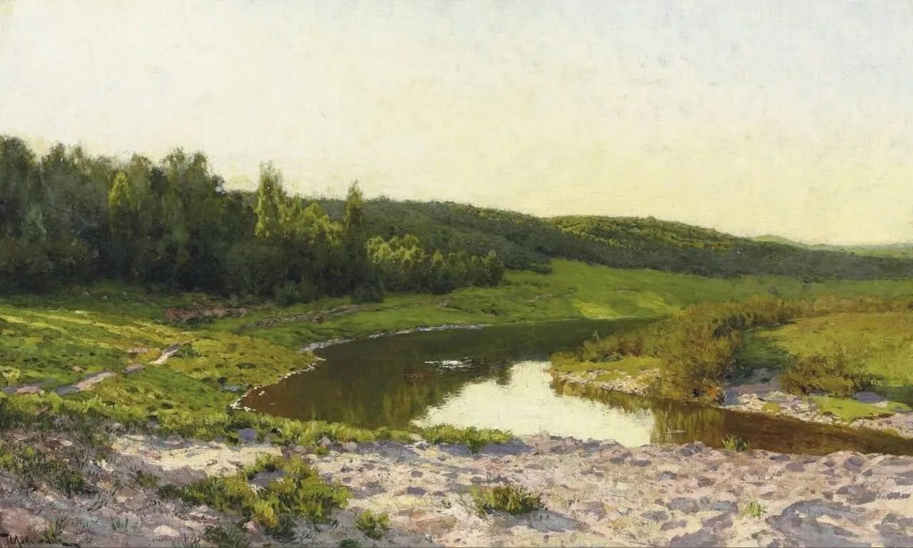 "Летний день", 1892 
Холст, масло. 55,5 х 90,8 см 

Левитан Исаак Ильич 
(1860-1900) 

Частное собра