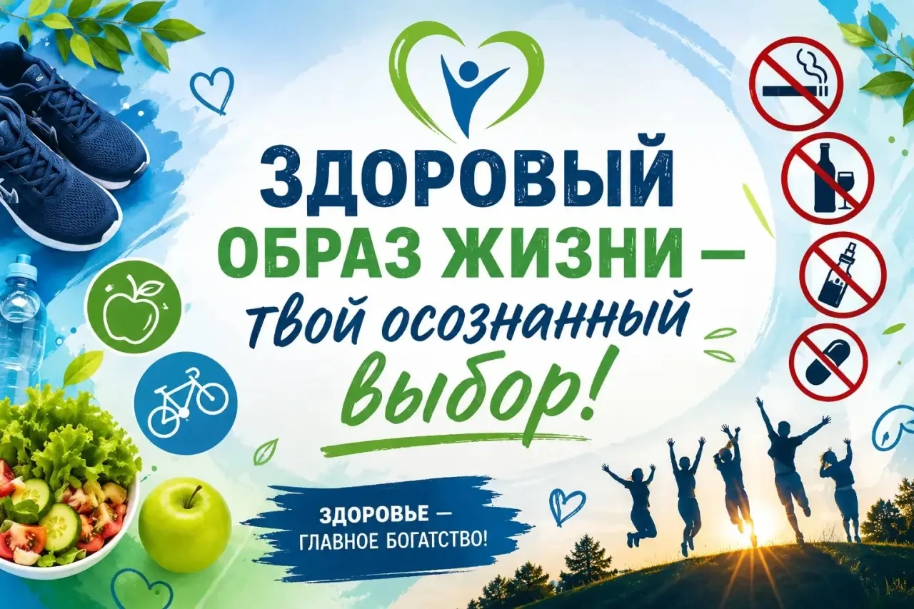 💚 «Здоровый образ жизни — твой осознанный выбор» 🍏🥦🥑