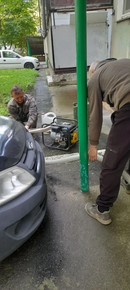 Сниисх 8 откачка грунтовой воды из подвала мотопомпой
