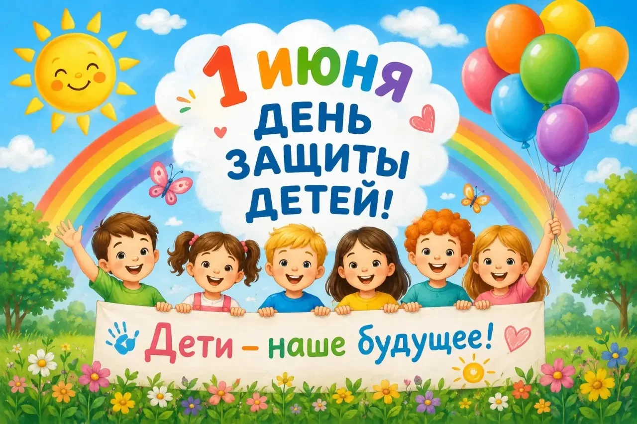 С Днём защиты детей! 🌍👧🧸Коллектив МКУ «УОДОМСУ» поздравляет всех детей, родителей, б...