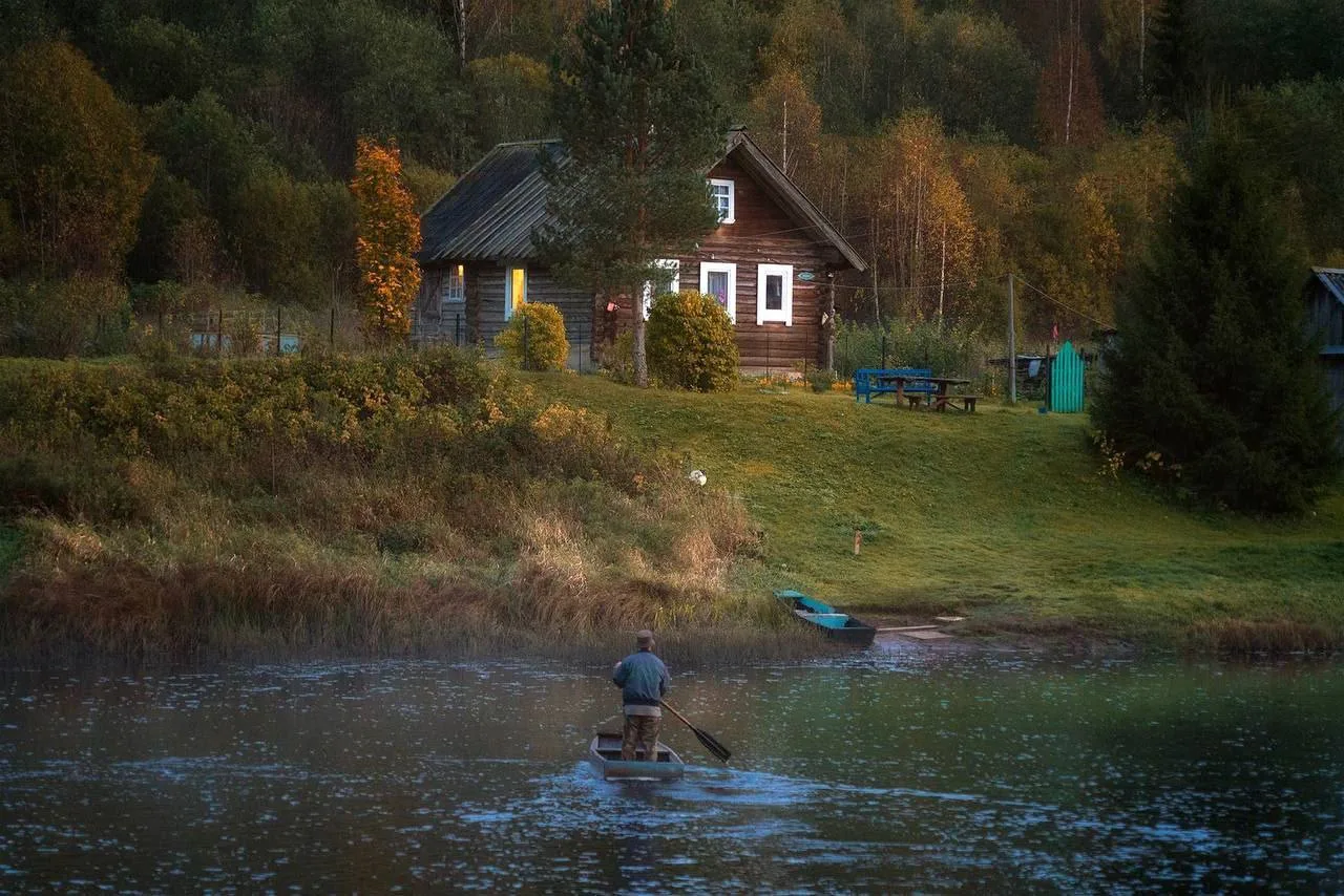 Золотая осень в деревне - время меланхолии и щемящей красоты 🍁🍂