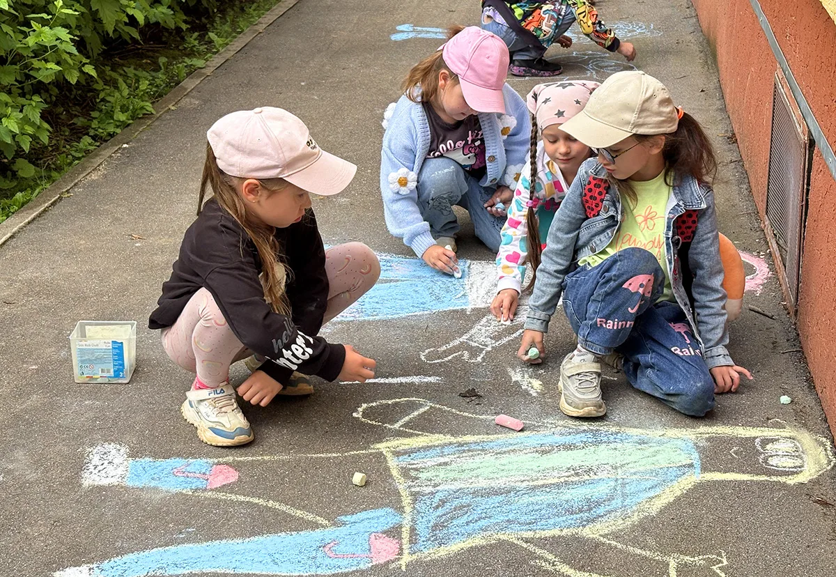 🎨 Мадоннари* в дошкольном отделении нашей школы