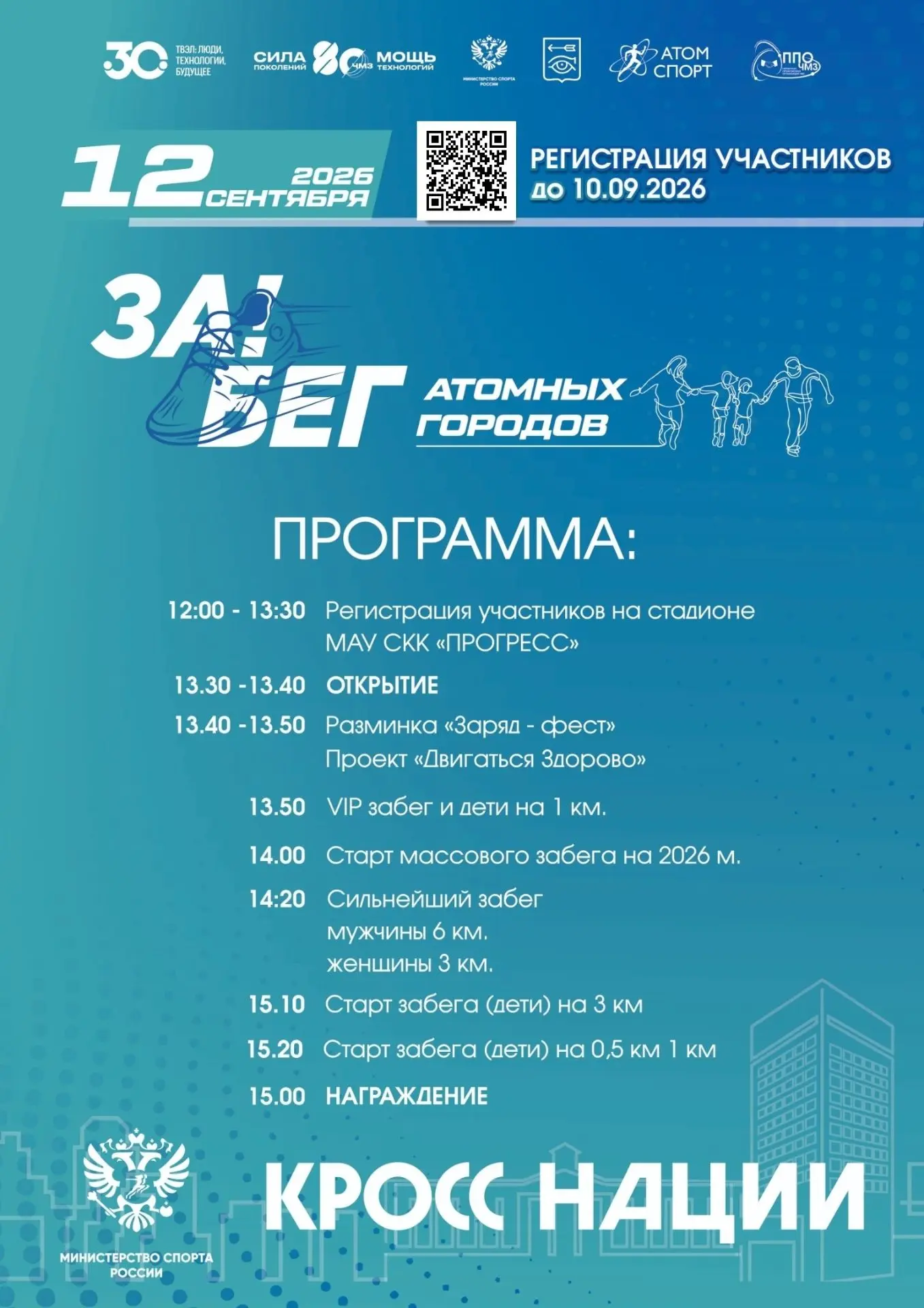 🏃‍♀🏃‍♂ "Кросс нации 2026" в Глазове!