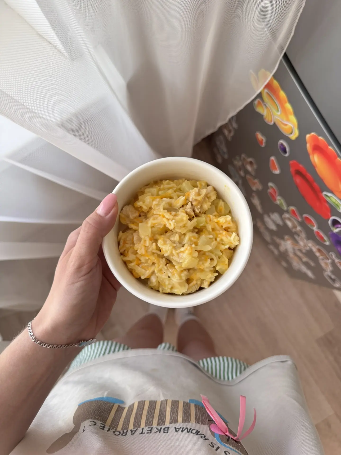 Сливочная паутинка с индейкой и овощами 🥕