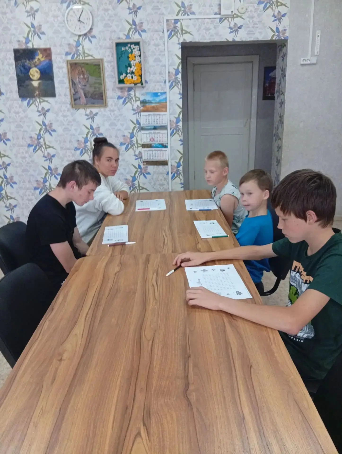 В нашем ЦЕНТРе  прошла интеллектуальная игра "Головоломка филворд".  В таблице из букв ...