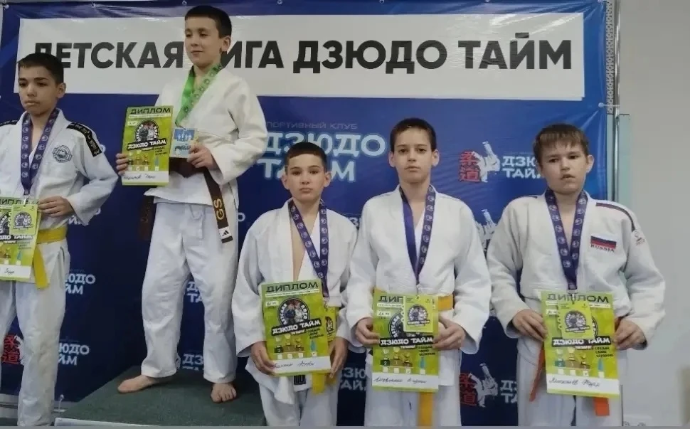 ☀️26 апреля в Таганроге состоялся весенний сезон Детской лиги «Дзюдо Тайм» среди мальчиков и девочек