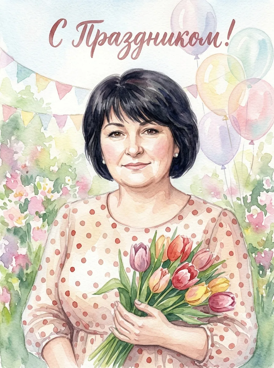 🌸📖 Друзья, встречайте четвертую партию наших праздничных открыток с изображением любимых учителей! 🎨