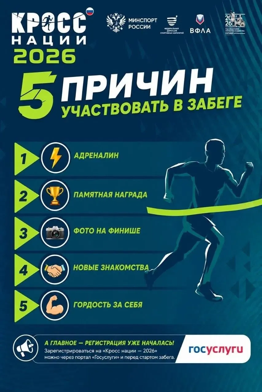🏃‍♂️🏃‍♀️26 сентября 2026 года на территории Самарской области состоится Всероссийский...