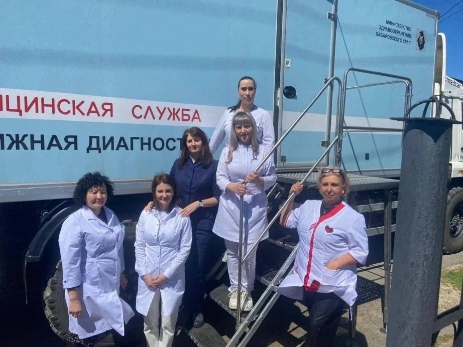 Уже почти 50 тысяч жителей отдаленных районов края получили помощь выездных бригад меди...
