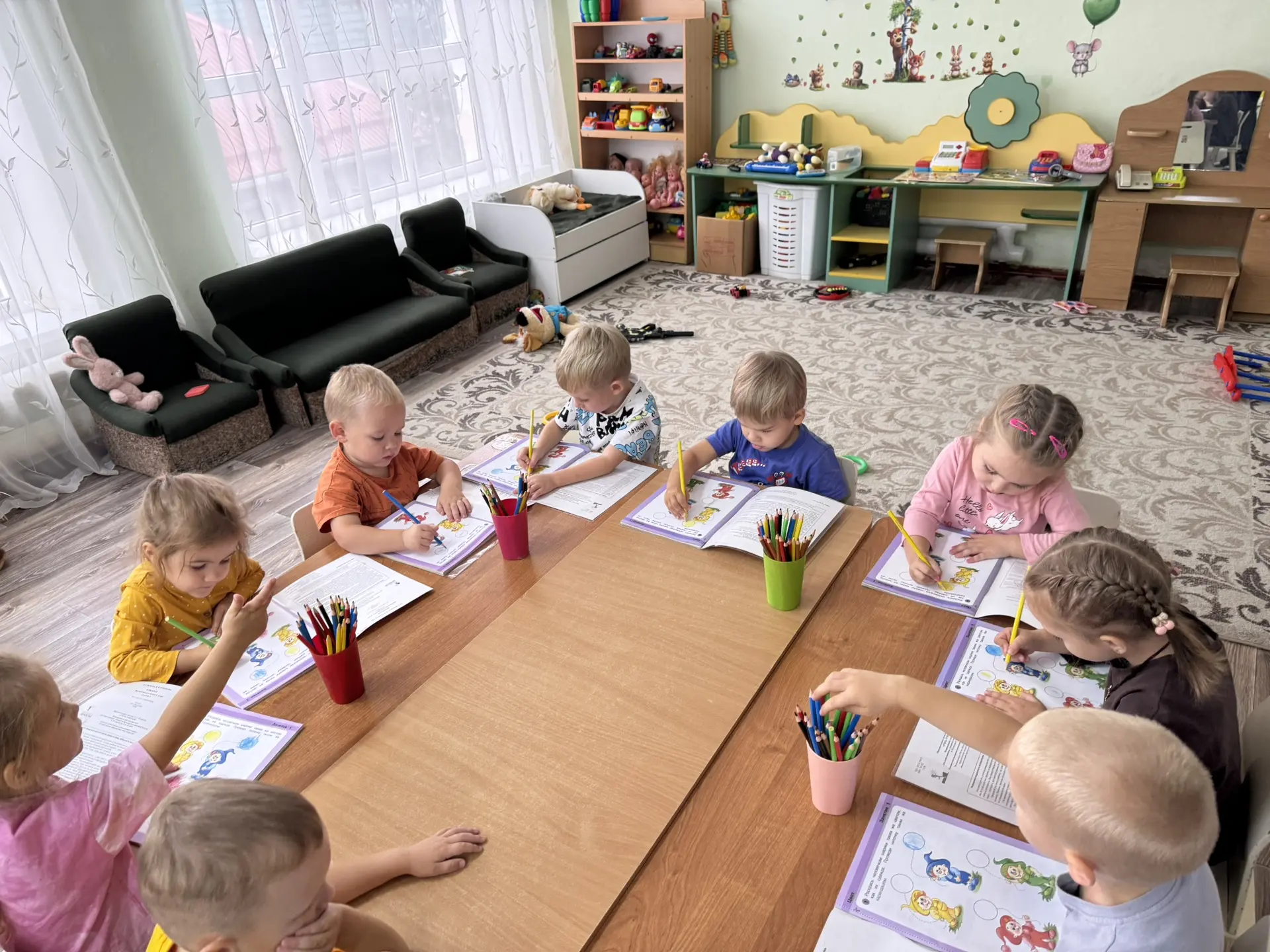 Работа в тетрадях