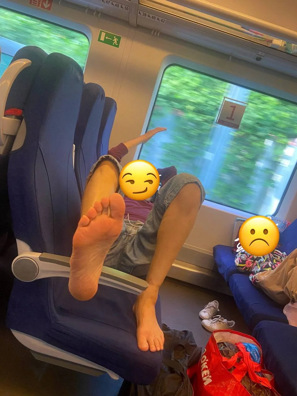 🚆 «Я делаю что хочу»: пассажир превратил электричку Сочи — Адлер в личную спальню и возмутил людей.