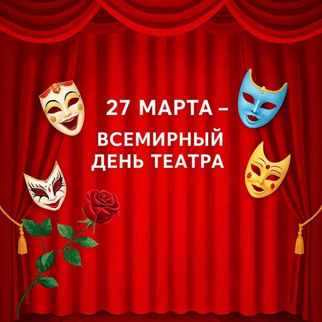 🎭 27 марта - Всемирный день театра!
