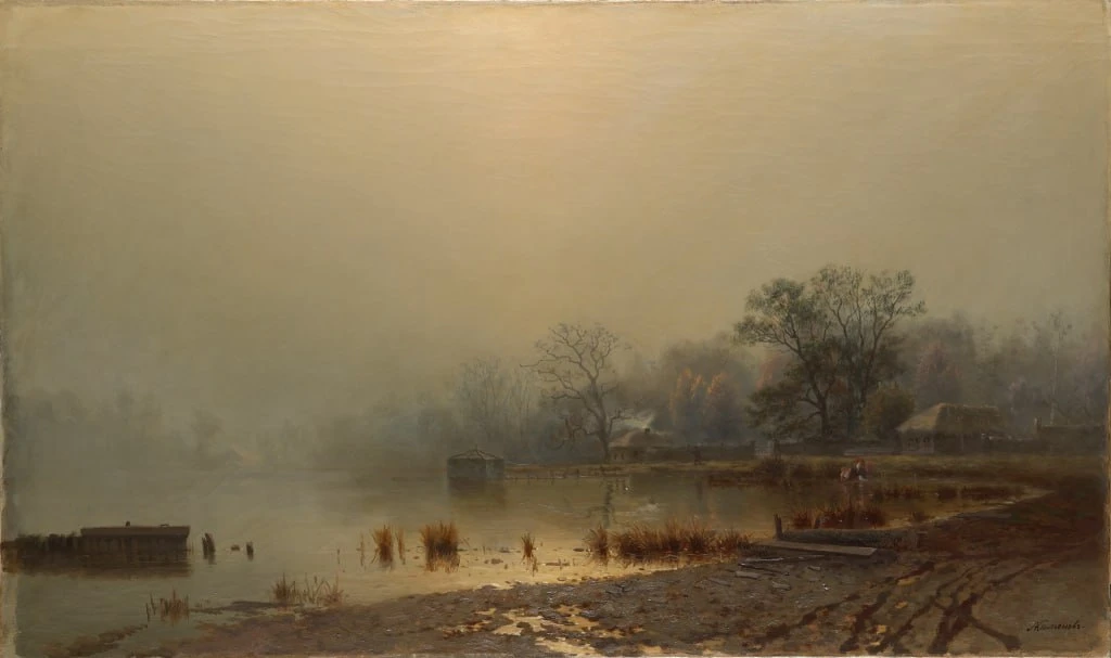 "Туман. Красный пруд в Москве осенью", 1871 г.