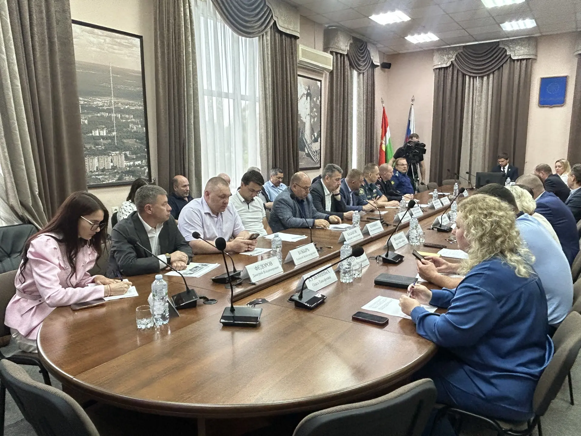 🔻Началась еженедельная планерка в Администрации г. Обнинска.