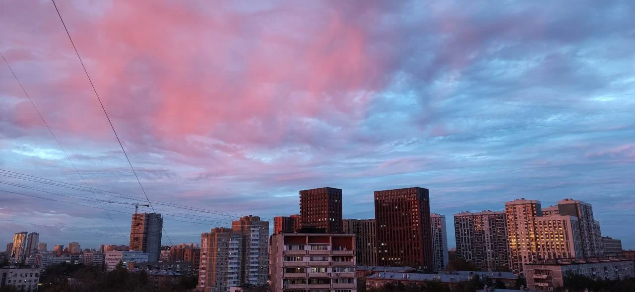 Небо вчера было как будто с картинки 😍