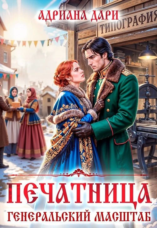 2 место. Адриана Дари "Печатница. Генеральский масштаб" https://author.today/work/552993

КПКК: 7708