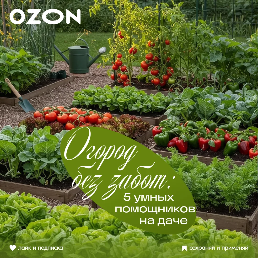👩🏼‍🌾 Огород без забот: 5 видов умных помощников на даче

Полив по расписанию, проветривание тепли