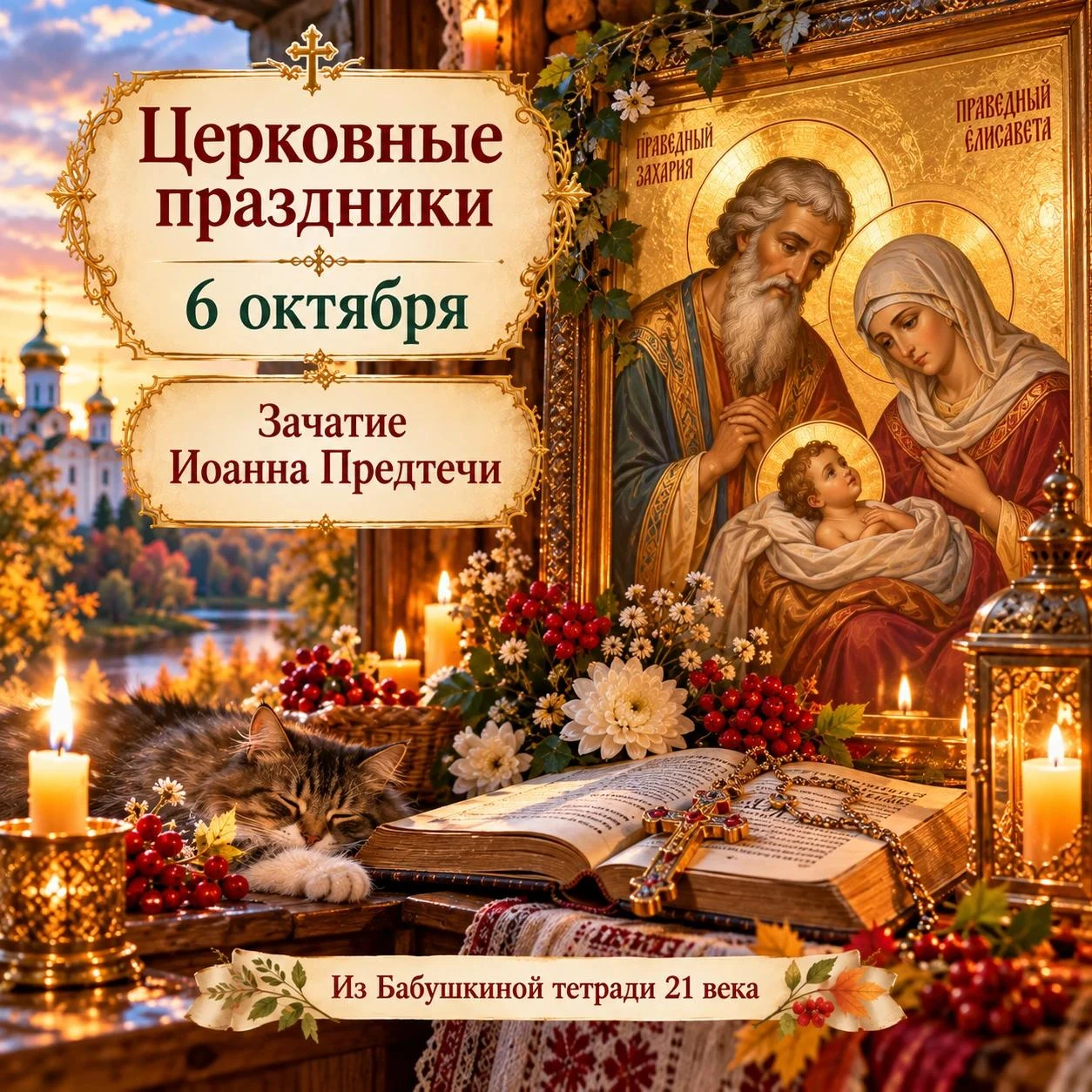 Церковные праздники – 6 октября 🌿