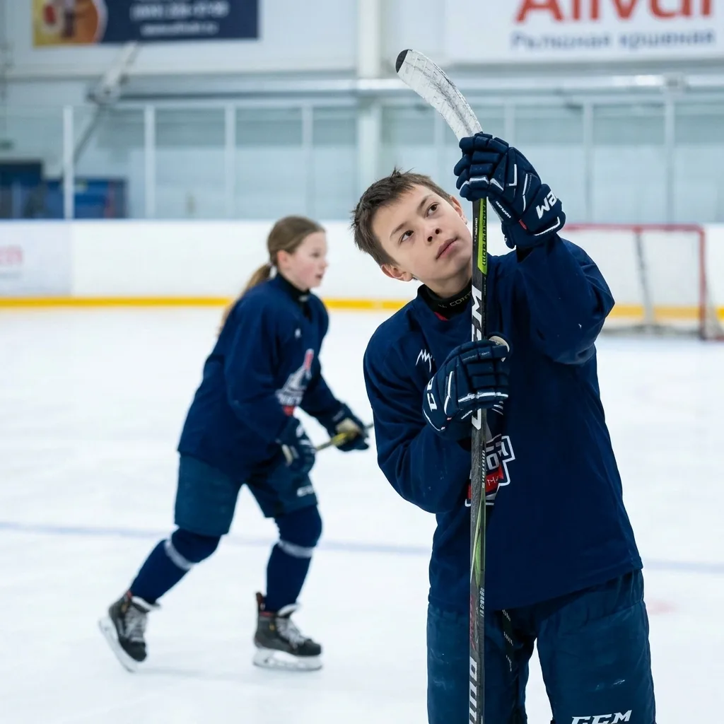 🏒 Каждый сезон одно и то же: ребёнок подрос — клюшка стала короткой. Идёшь в магазин, ...