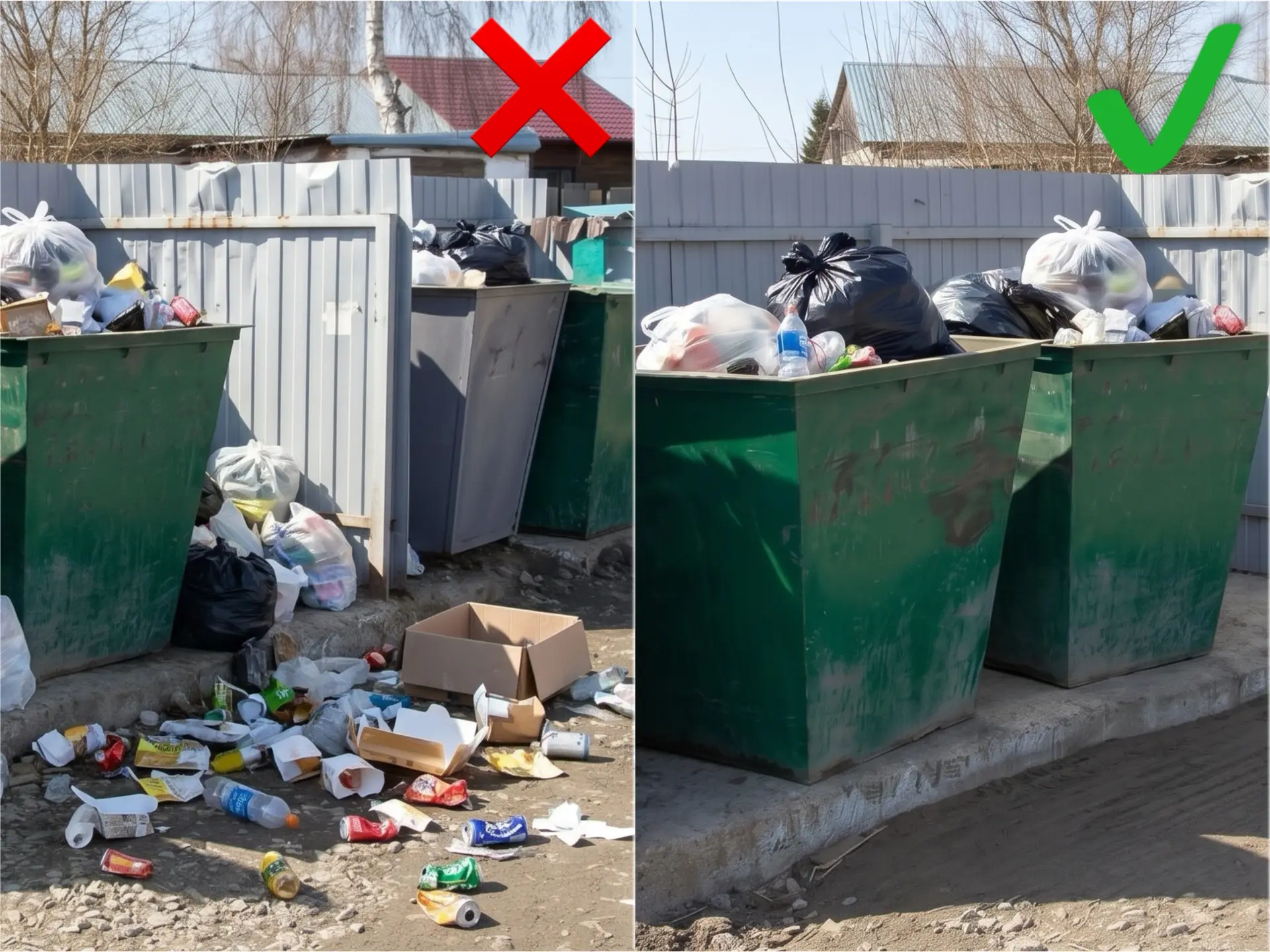♻️ Почему нельзя оставлять мусор рядом с контейнером?

Уважаемые жители Морского сельсовета!

Нередк