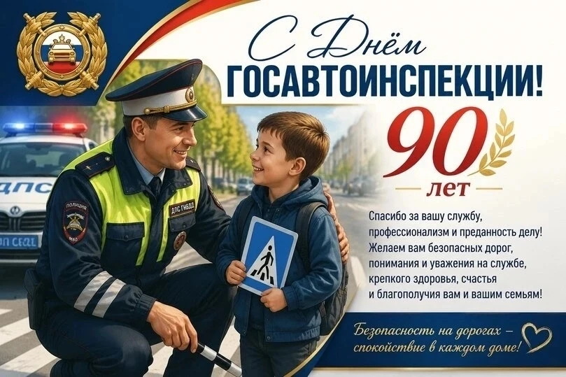 🚓 3 июля — День ГИБДД! 🇷🇺

Профессиональный праздник сотрудников Госавтоинспекции МВД России — ва