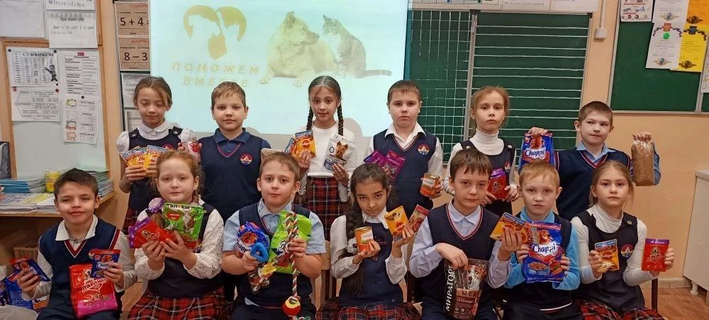 Завершился трек «Орлёнок-Доброволец». Ребята из 3-в и 4-д классов приняли активное участие в формиро