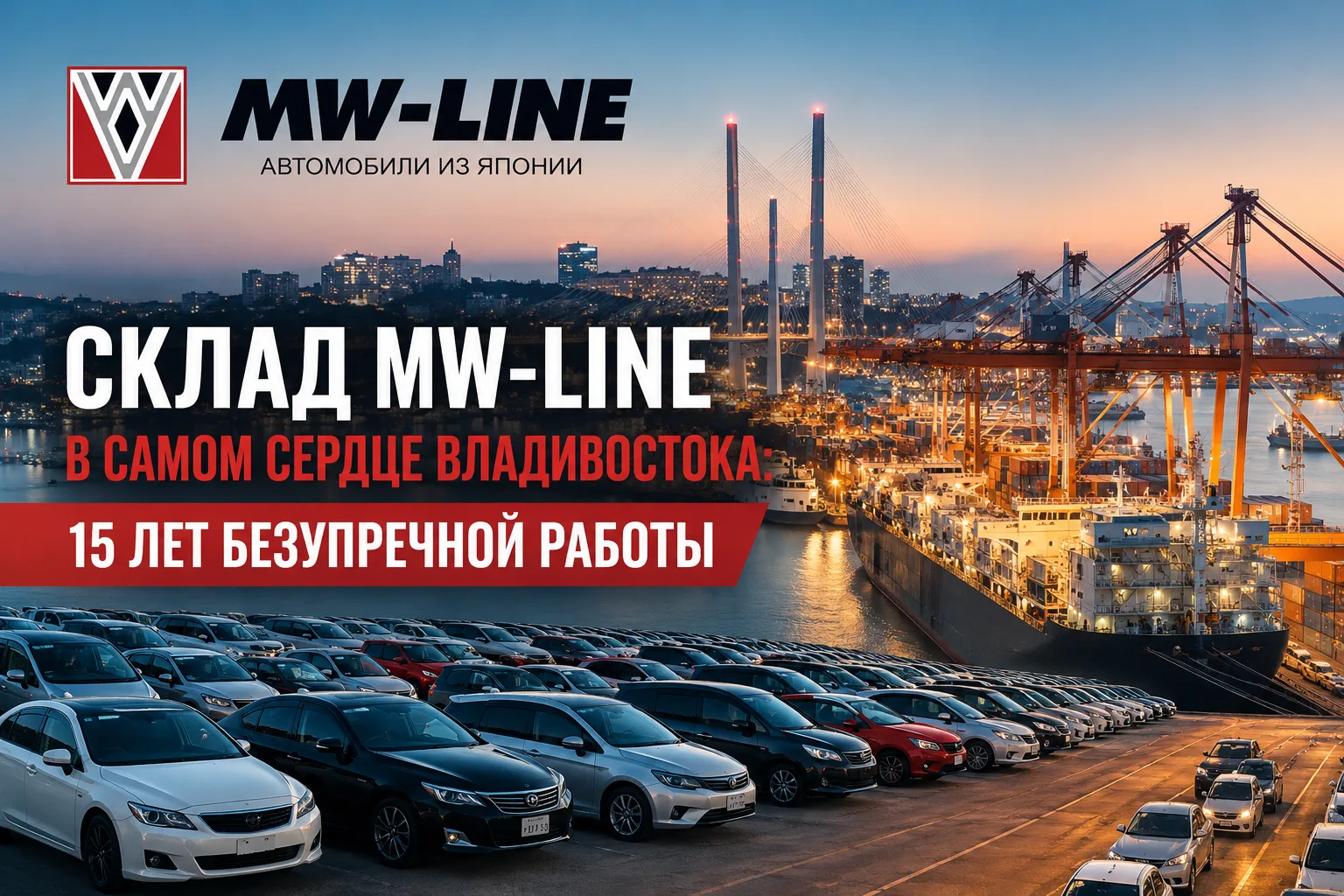 ⚓️СКЛАД MV LINE В САМОМ СЕРДЦЕ ВЛАДИВОСТОКА: 15 ЛЕТ БЕЗУПРЕЧНОЙ РАБОТЫ! 📍