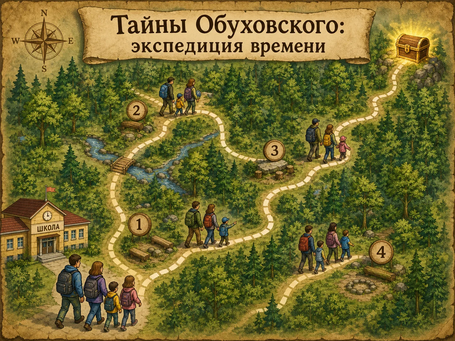 Уважаемые участники Уральского семейного маршрута «Тайны Обуховского: экспедиция времен...