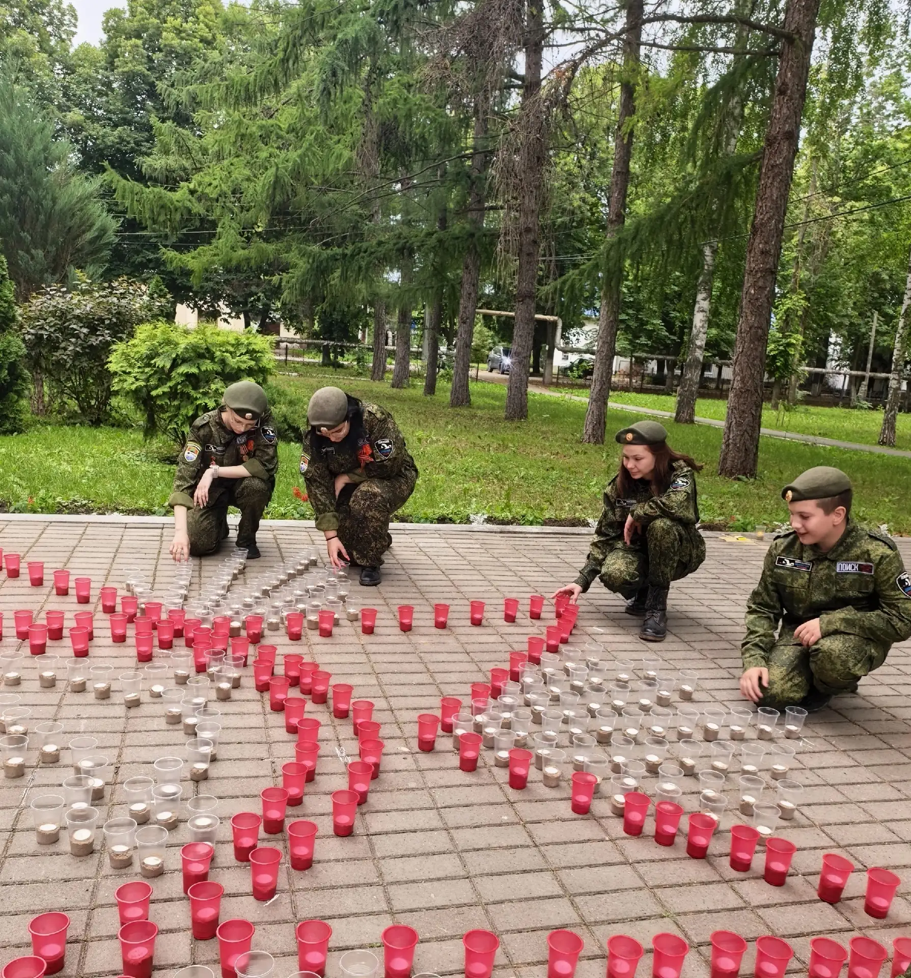 В Самарском государственном аграрном университете прошла трогательная патриотическая акция «Огненные