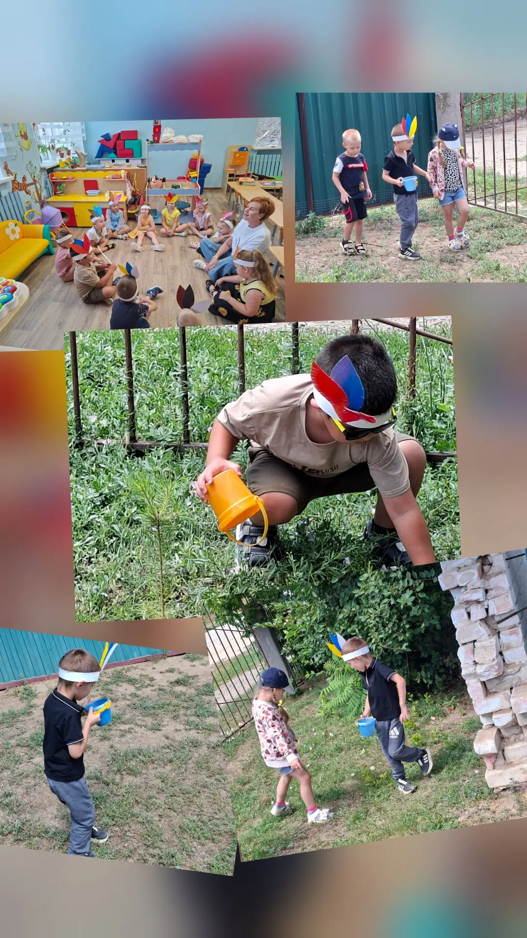 Сегодня в средней группе "Дюймовочка"  день Индейца. 😀
Цель такого дня — развить познавательный инт