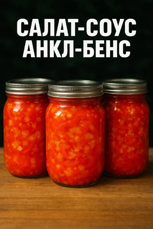 САЛАТ-СОУС "АНКЛ-БЕНС ПО-ДОМАШНЕМУ"