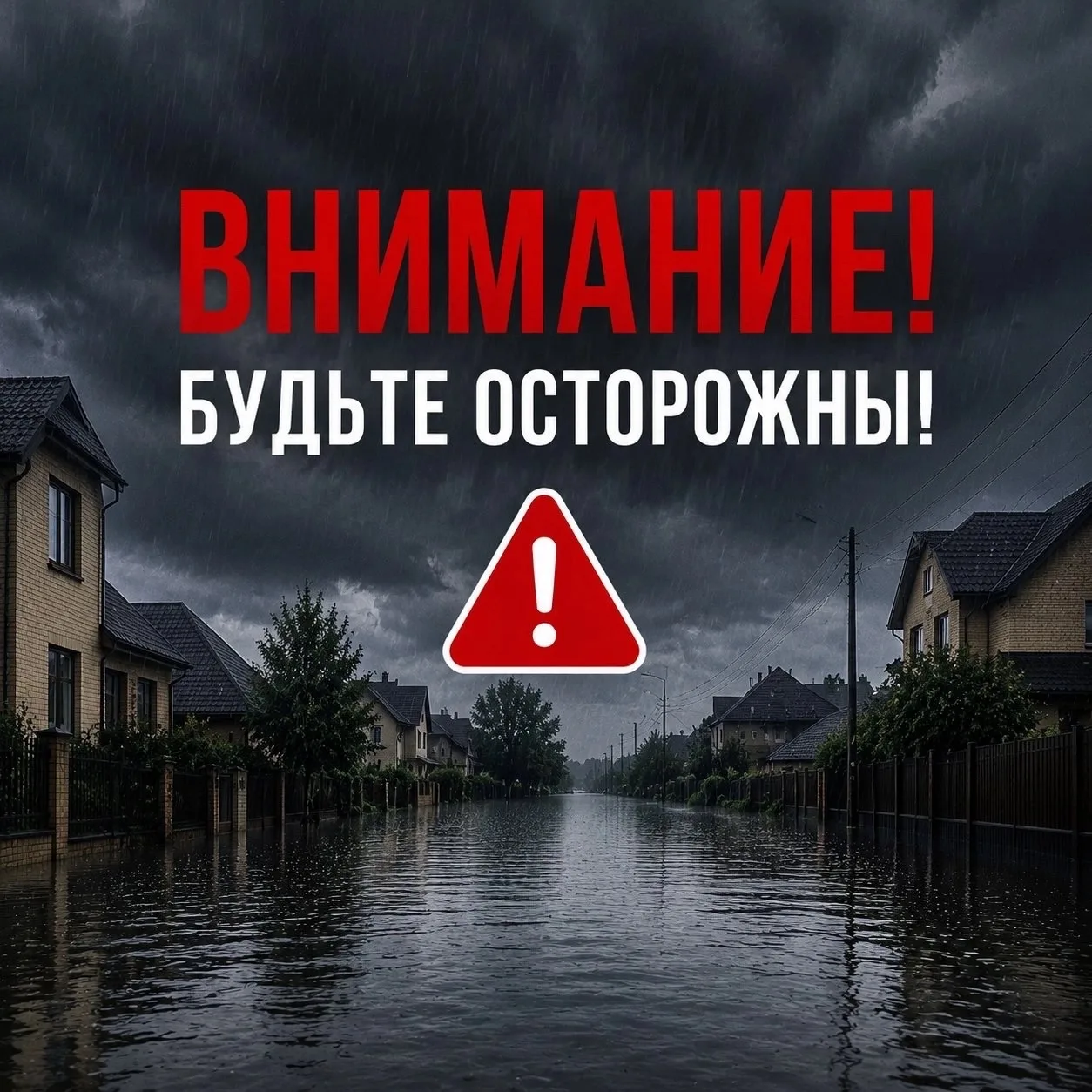 ❗️Ситуация из-за непрекращающегося ливня действительно крайне тяжёлая. Мы видим абсолютно каждое ваш
