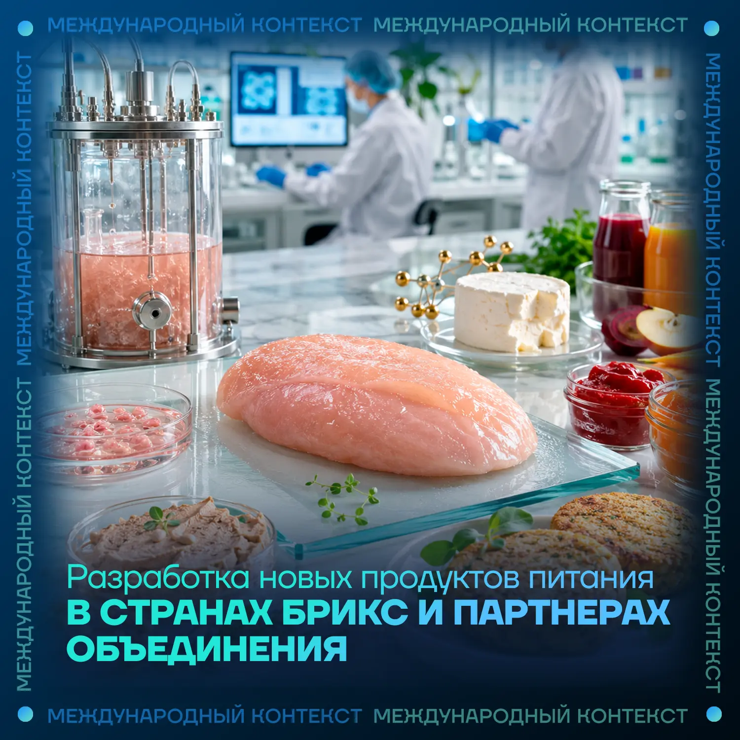 🧬 Исследователи из Бразилии создали выращенный в лаборатории аналог куриного филе, пишет Agência Br