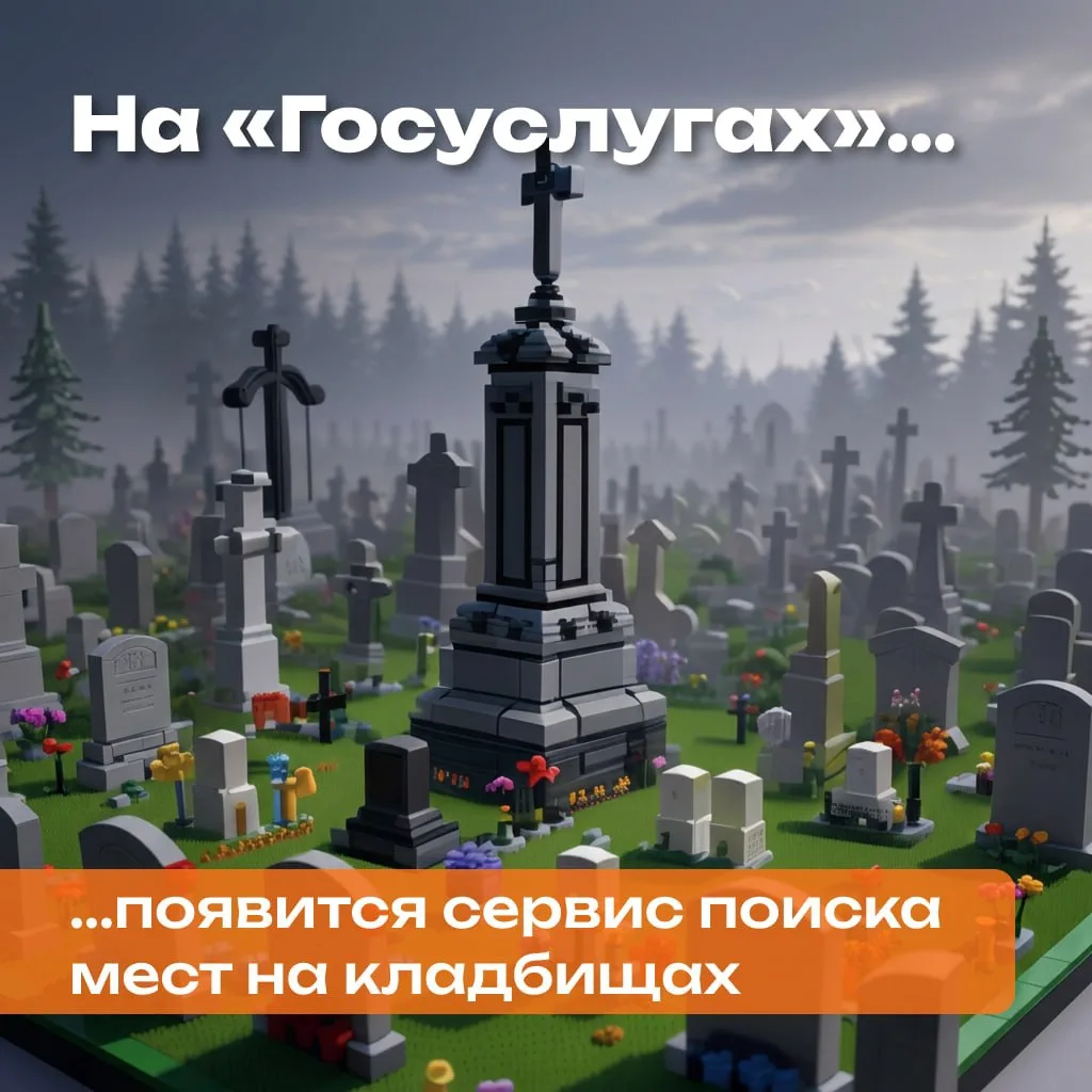 🪦 Новый вид недвижимости: место на кладбище