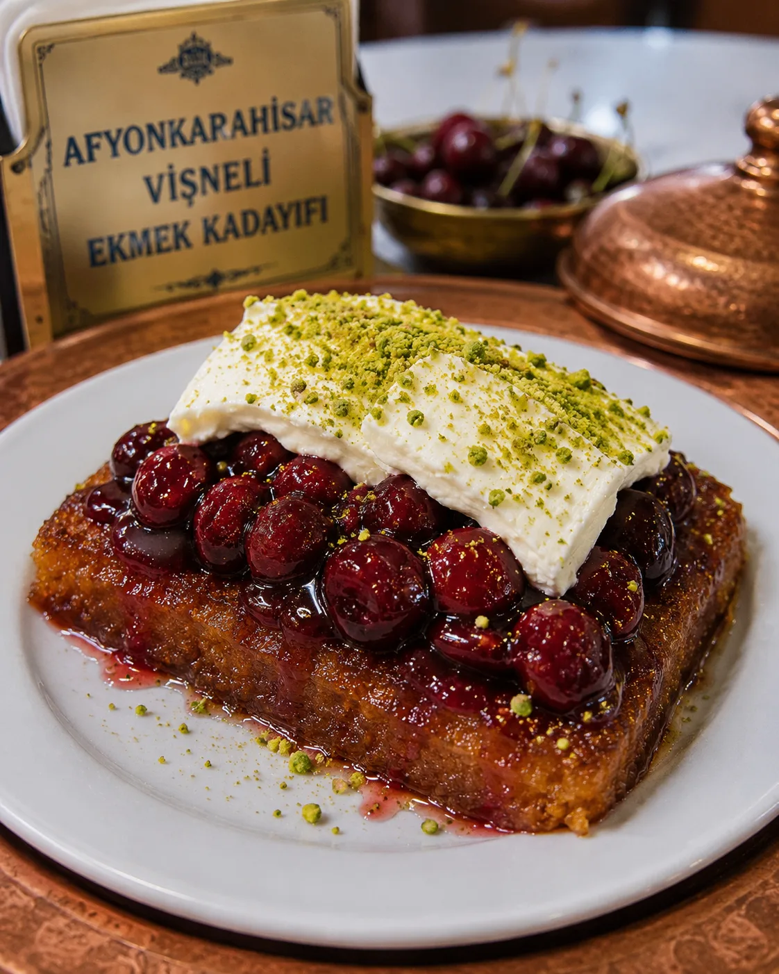 🍒 Афьонкарахисар и вишнёвый десерт