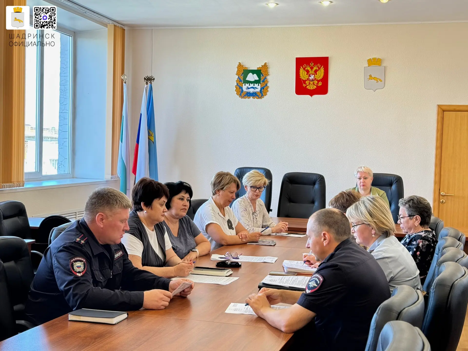 👮‍♂️Предупреждение подростковой преступности обсудили в Администрации