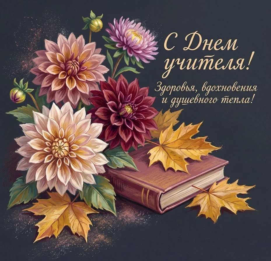С Днём учителя! Спасибо за ваш труд! 🍎🎭
