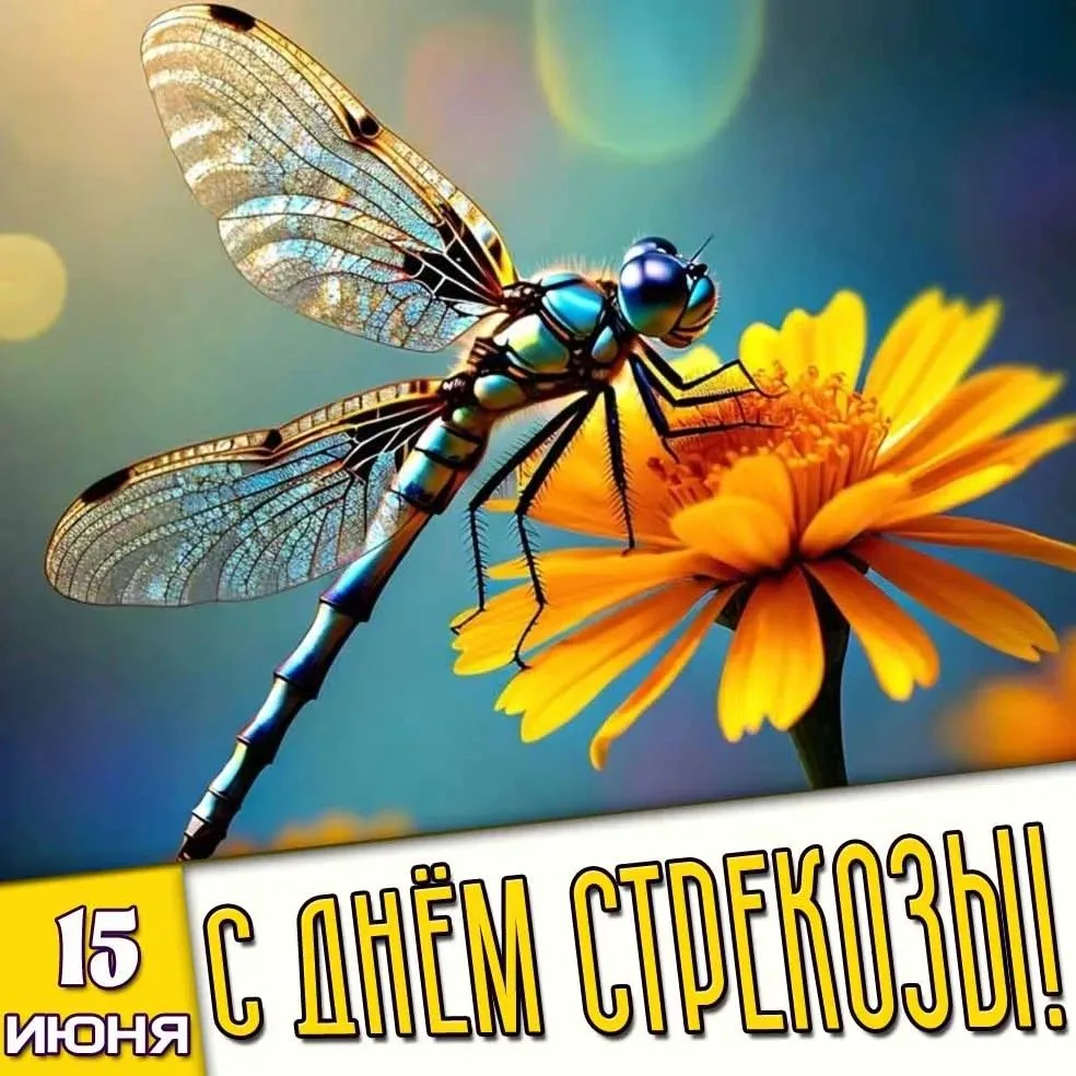 15 июня - День стрекозы! Эти изящные создания с прозрачными крыльями живут на Земле уже более 300 ми