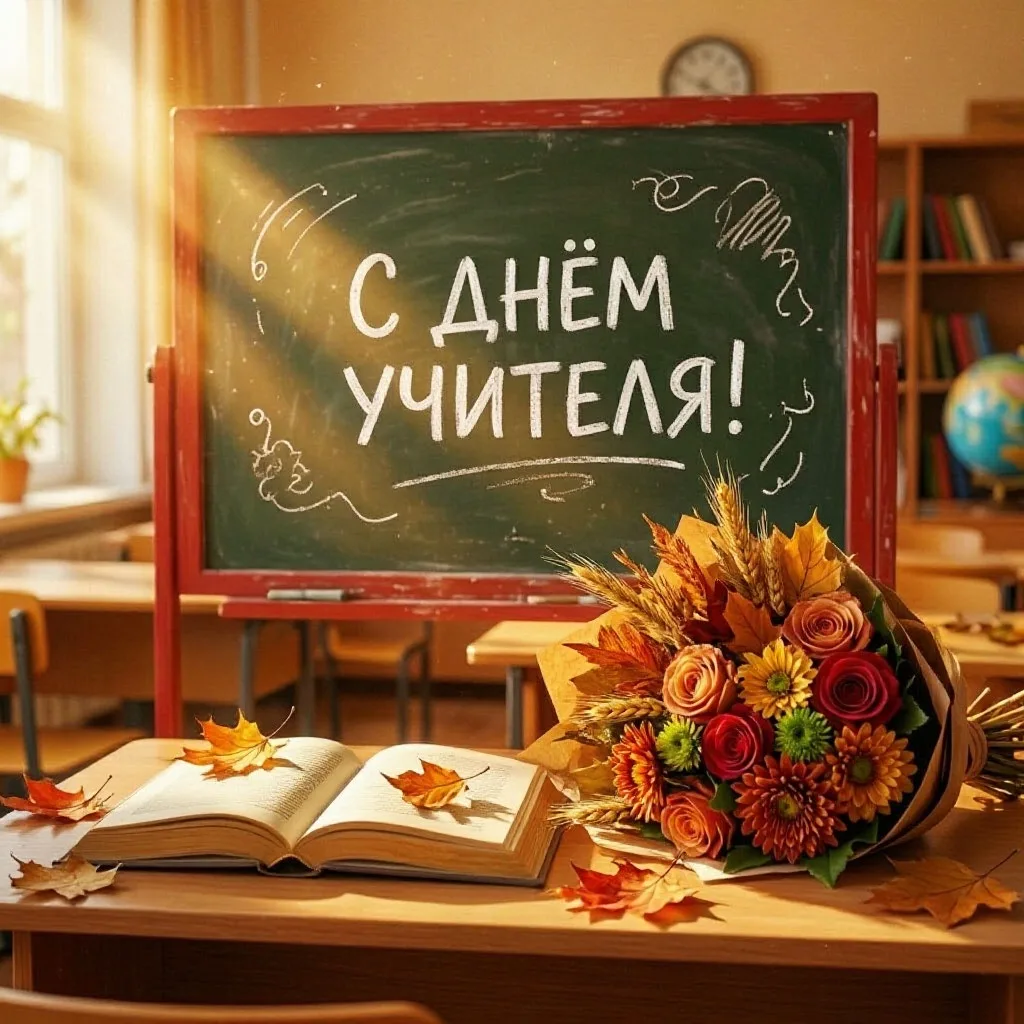 🍁 С Днём учителя, дорогие наши преподаватели, мастера производственного обучения и все...