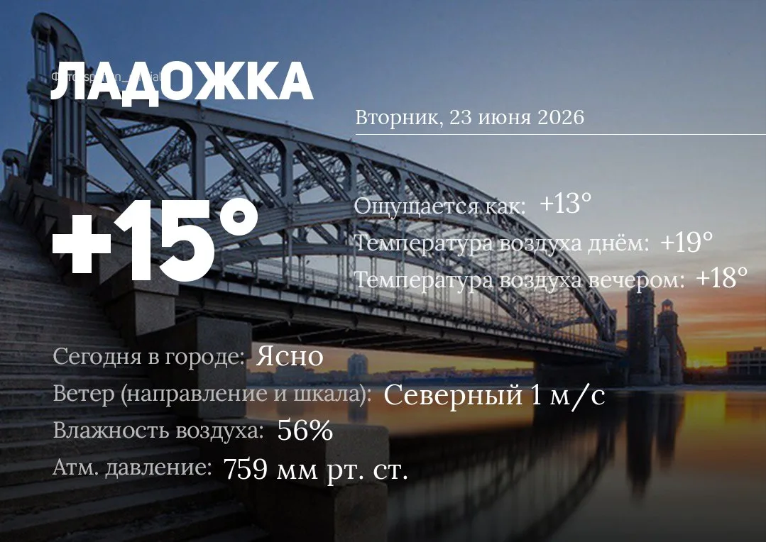 Доброе утро, Ладожка!