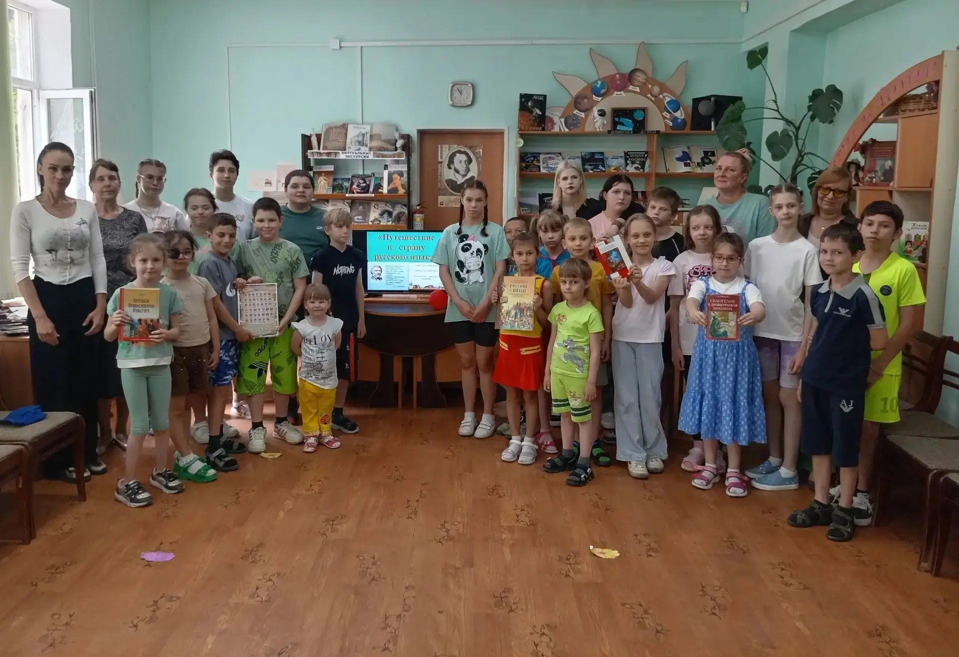 В Центральной детской библиотеке им. А.П. Гайдара открыли «Сокровища русского языка»
Ребята из реаби