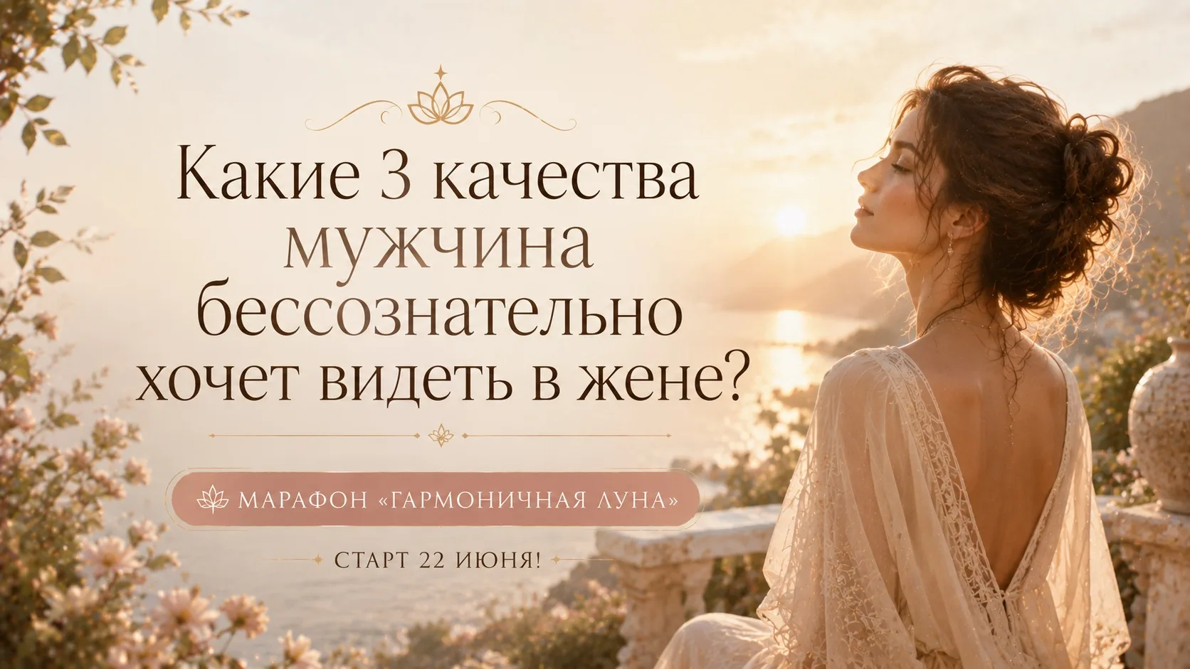 💫Какие 3 качества мужчина бессознательно хочет видеть в жене?