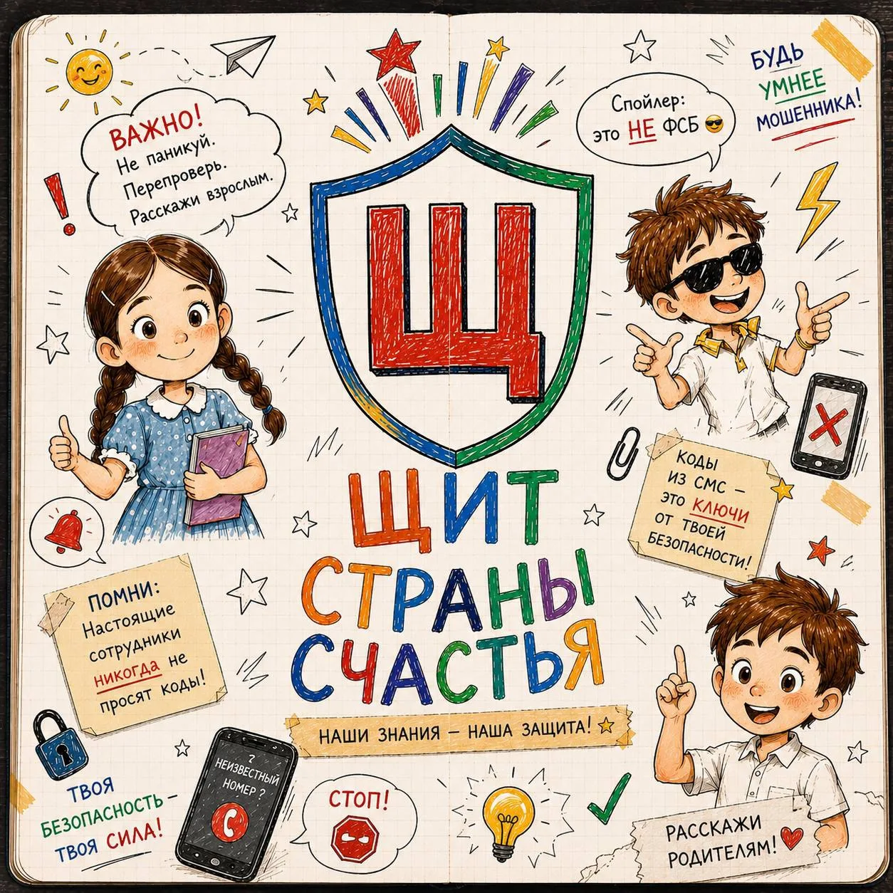 В «Стране счастья» запускаем новую рубрику — 🛡️ЩИТ🛡️. 

⚔️Это про защиту: от ошибок, от чужого дав